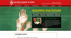 Desktop Screenshot of maldengradeschool.org