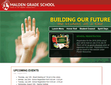 Tablet Screenshot of maldengradeschool.org
